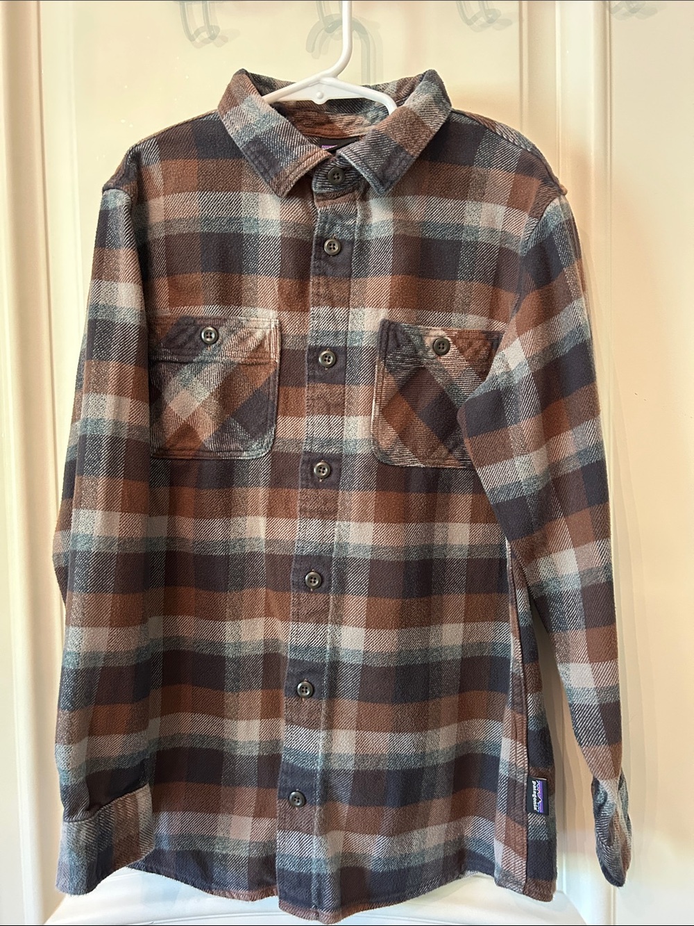 Boys Patagonia flannel shirt